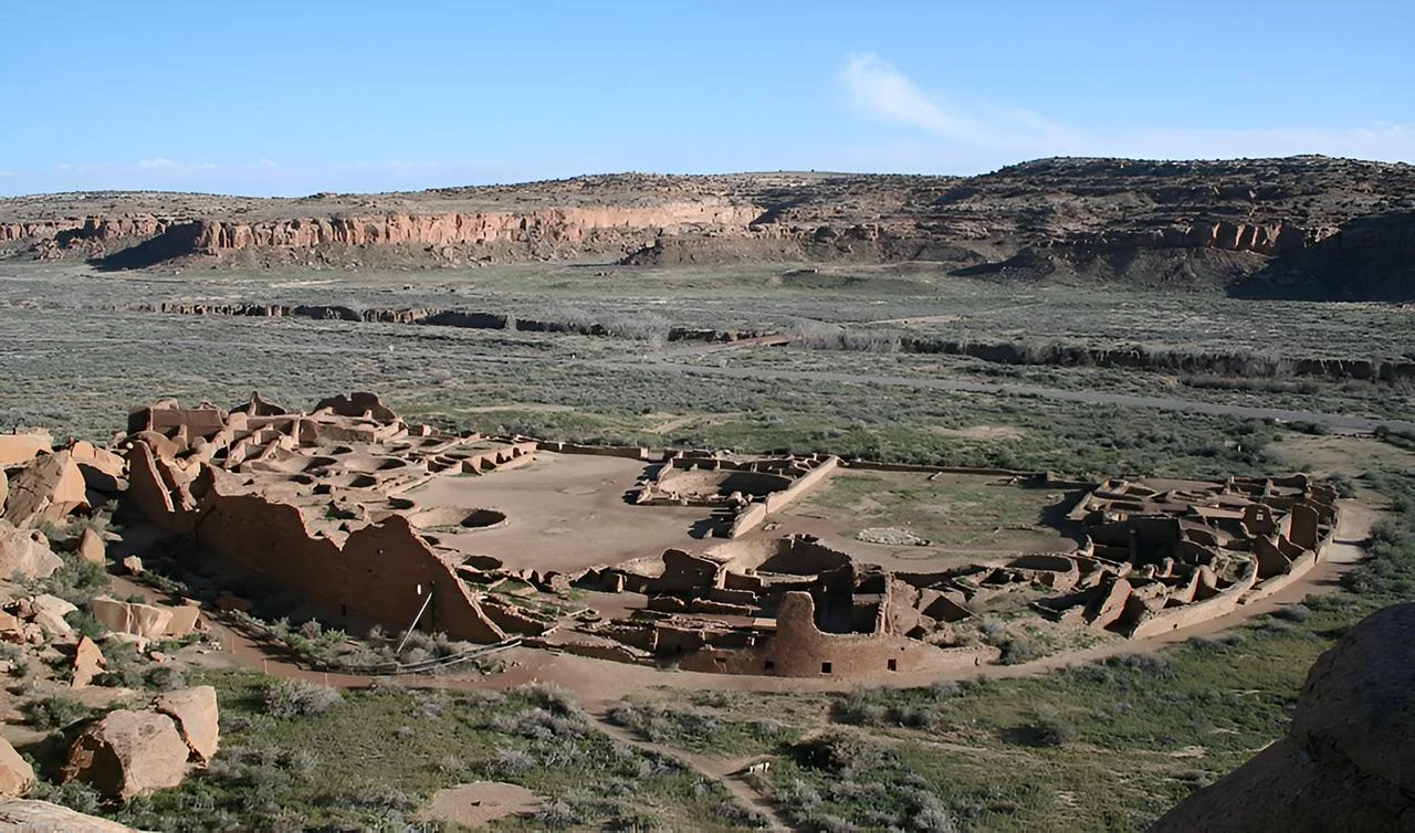 Great house in Chaco Canyon, New Mexico. Credit: James Q. Jacobs